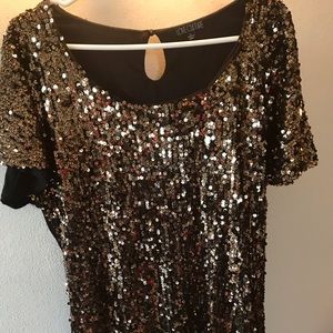 Gold sparkle dress!